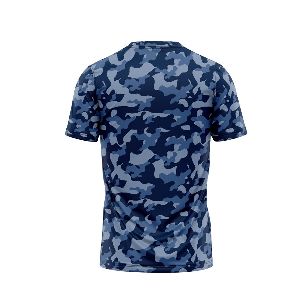 BEYOND BLUE CAMO DRY FIT DRY-FIT TEE