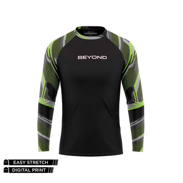 BEYOND - FULL SLEEVES NEON BLACK DRY FIT RAGLAN