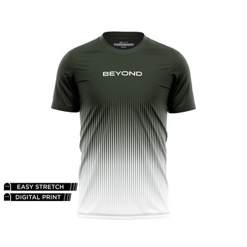 BEYOND - DARK GREEN LINING GRADIENT TEE