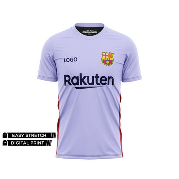 FOOTBALL TEE - MESSI BARCELONA AWAY JERSEY NEWURG