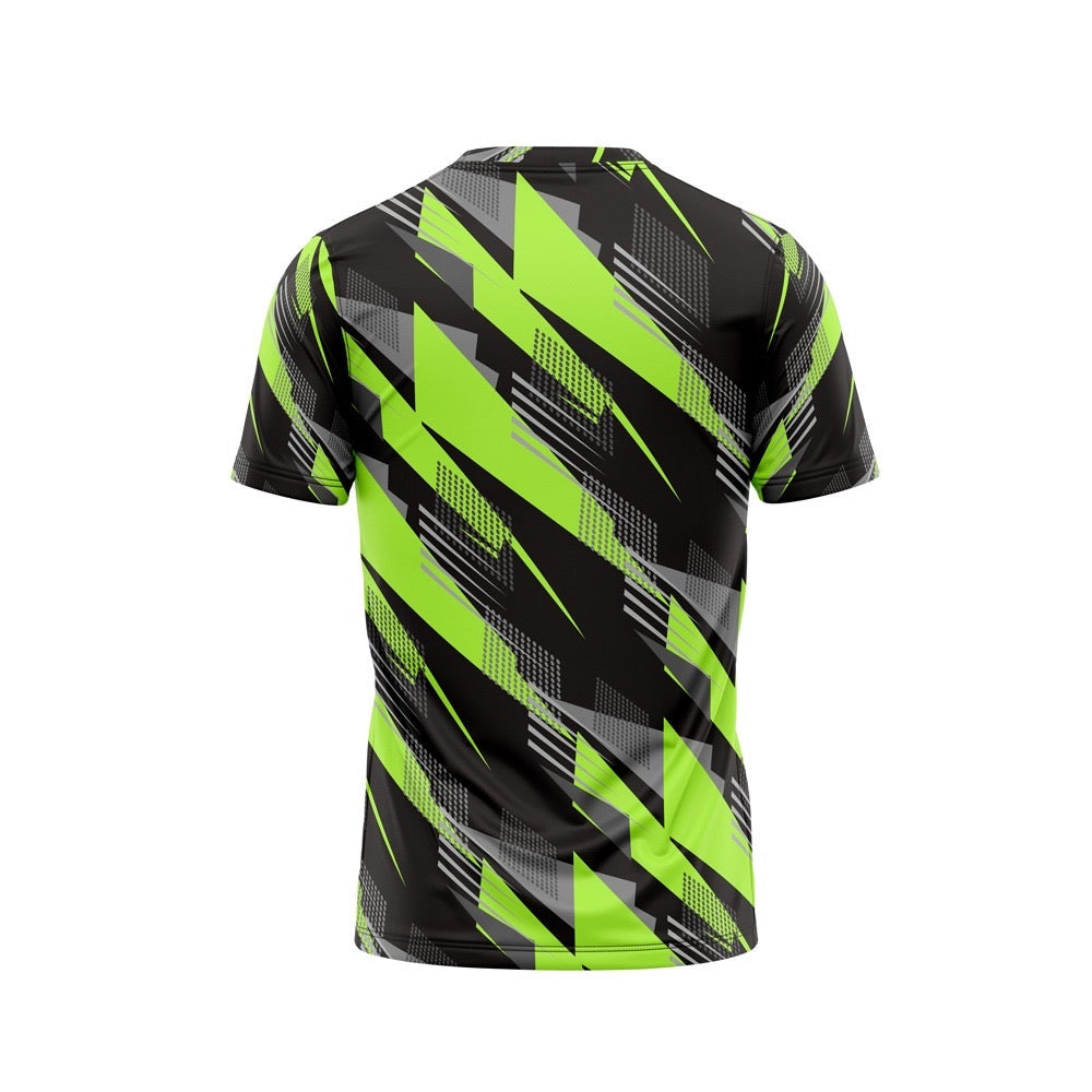BEYOND - LIME GREEN CAMO DRY-FIT TEE