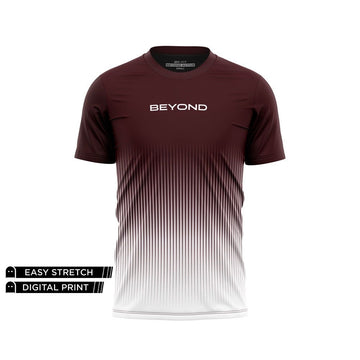 BEYOND - MAROON LINING GRADIENT TEE NEWURG