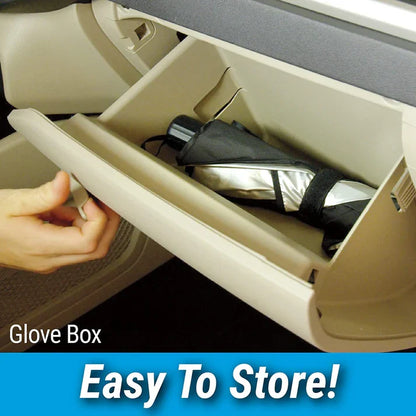 Car Windshield Sun Shade | واقي شمس للزجاج الأمامي للسيارة - UV Protection & Heat Blocker