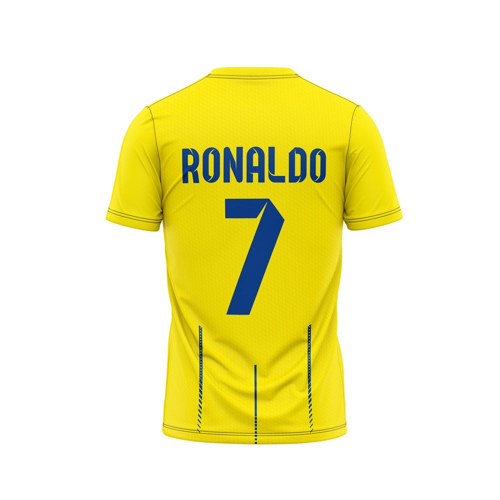 FOOTBALL TEE - CR 7 AL NASAR HOME JERSEY NEWURG