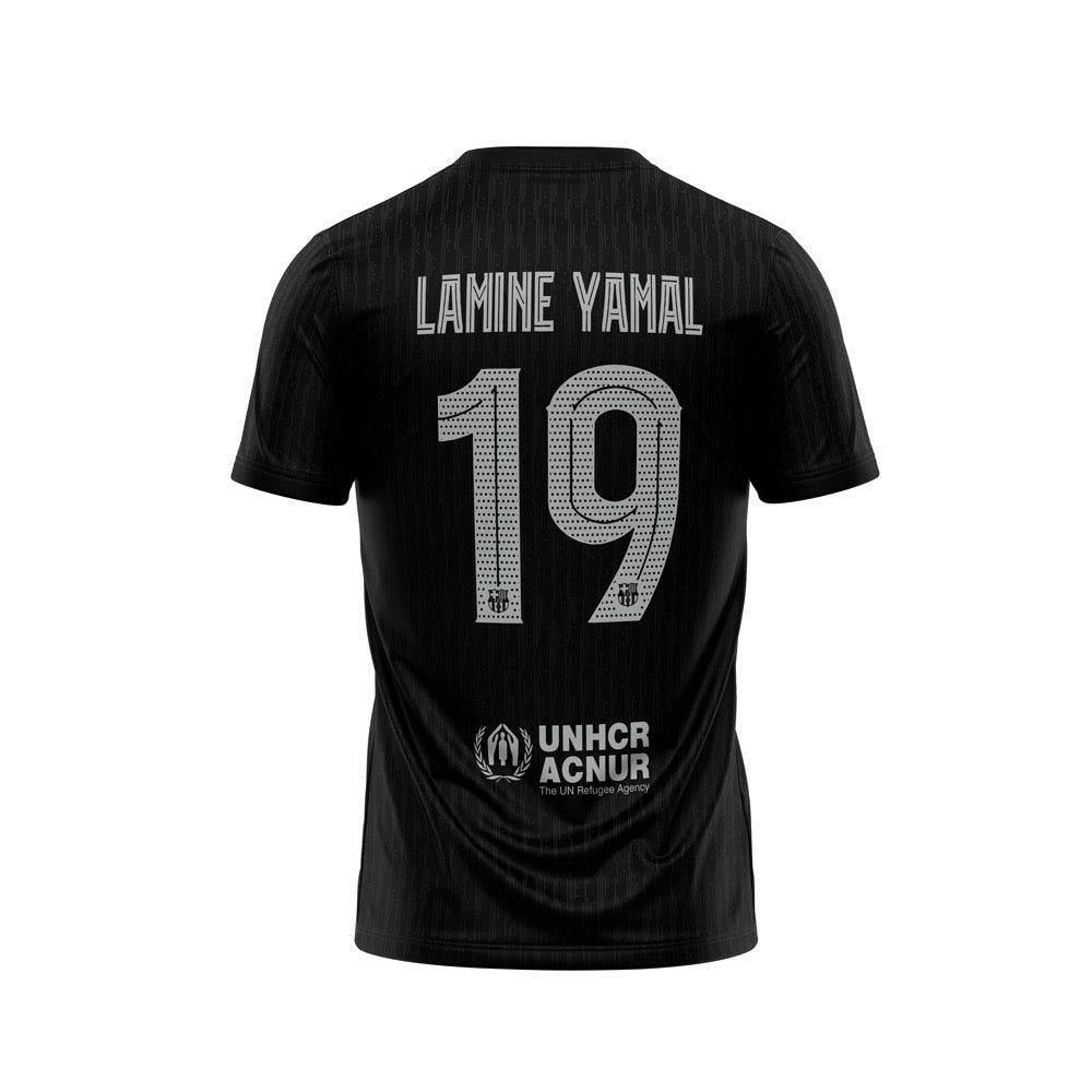 FOOTBALL TEE - LAMINE YAMAL BARCELONA AWAY JERSEY