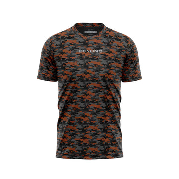 BEYOND APRICOT CAMO DRY-FIT TEE