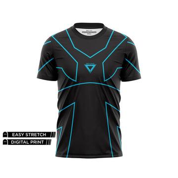 BEYOND AQUA TRY-LINE DRY-FIT TEE NEWURG