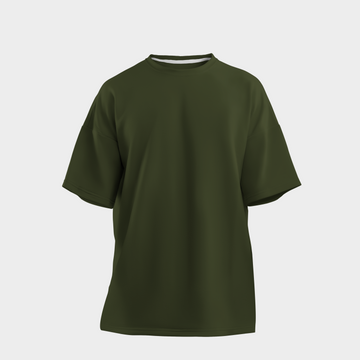 Oversize Olive Tee