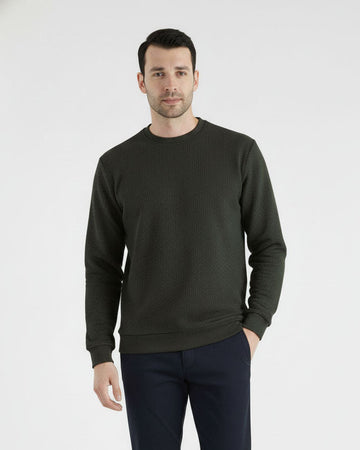 Dark Olive Winter Sweatshirt