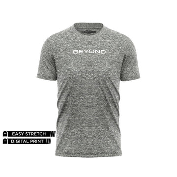 BEYOND - GREY LINING TEXTURE TEE