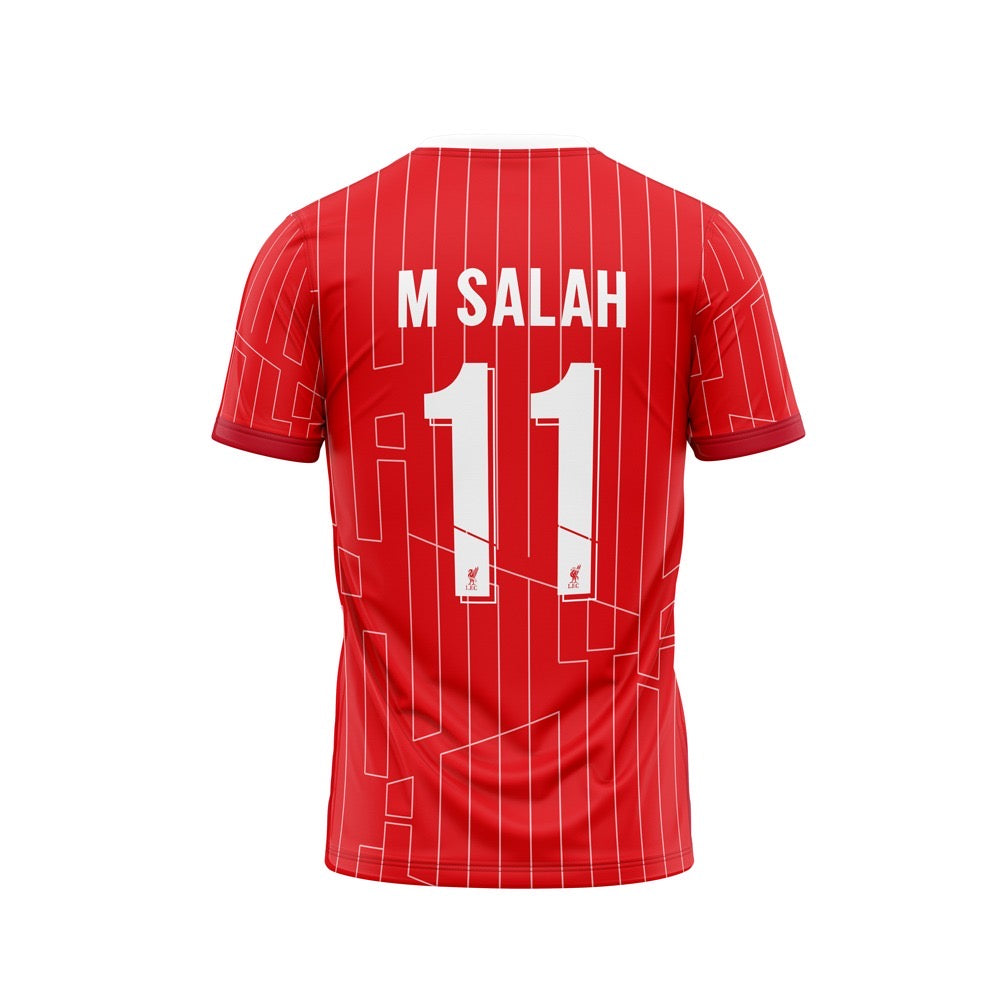 FOOTBALL TEE - M SALAH LIVERPOOL HOME JERSEY NEWURG