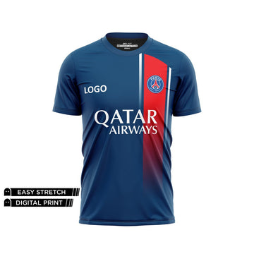 FOOTBALL TEE - MBAPPE PSG HOME JERSEY NEWURG NEWURG
